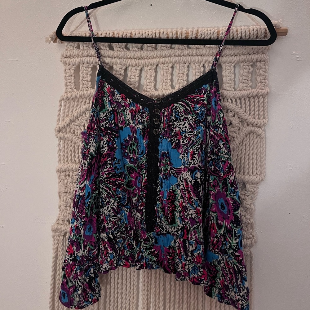 Forever 21 Floral Tank-top